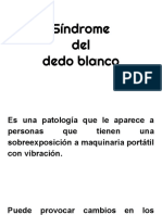 Presentación Síndrome Del Dedo Blanco