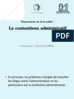 Le Contentieux Administratif - PR El Maki Assaraji