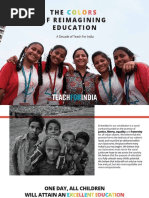 THE of Reimagining Education: A Decade of Teach For India