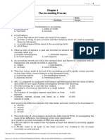 Quiz Chapter 1 The Accounting Process Ia 1 2020 Edition