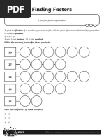 tp2 M 269 Finding Factors Activity Sheets - Ver - 2