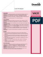 Acidbrite 9 VA31: General Purpose Defoamed Acidic CIP Detergent