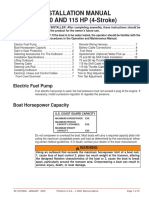 Installation Manual 75, 90 AND 115 HP (4-Stroke) : Electric Fuel Pump