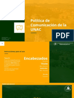 Plantilla de Presentaciones Corporativas - UNAC