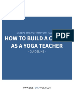 How To Build Yoga As A Career