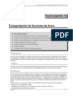 Teoría 16 Comprobación de Secciones de Acero