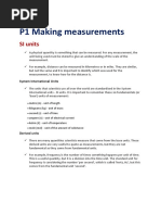 Physics CH 1 - Making Measurements-Notes