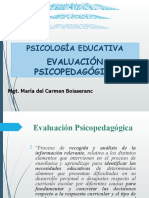 Evaluación Psicopedagógica