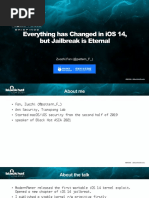 Everything Has Changed in iOS 14, But Jailbreak Is Eternal: Zuozhi Fan (@pattern - F - )