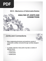 Analysis of Joints and Connections