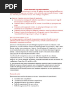 Análisis Estructural y Estrategia Competitiva