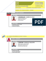 Precandidatos Concejales Constitucion