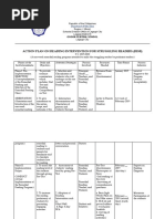 Action Plan On Reading Intervention For Struggling Readers