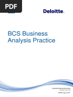 Business Analysis Practice