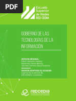 Gobierno de Las Tecnologías de La Información