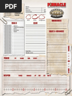 Savage Worlds - Character Folio (Adventure Edition)