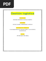 Plan Maestro de Transporte y Los Costos Logisticos No Calificable