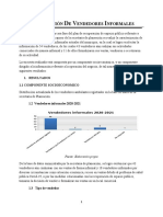 Caracterización de Vendedores Informales