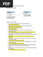 Ejercicios. Realización de Consultas SQL Tienda de Informática