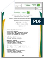 Lista 1a Serie Semana 19 para o Estudante