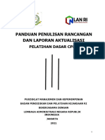 Buku Panduan Penulisan Laporan Aktualisasi Latsar 2021