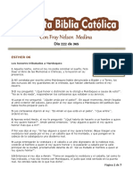 DÍA 222 - 365 Días para Leer La Sagrada Escritura