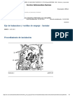 Instalar Eje de Balancin y Varillas de Empuje