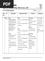 Suggested Work Scheme: Papers 1 & 2 Reading and Writing Book 4 Unit 5