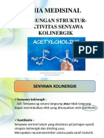 Hubungan Struktur-Aktivitas Senyawa Kolinergik 2018