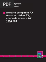 Armario Compacto AX Armario Básico AX, Chapa de Acero - AX 1054.000