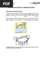 Diferencia de Potencial y Corriente Eléctrica