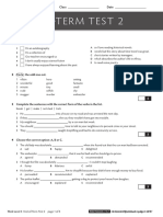 End-Of-Term Test 2: Vocabulary