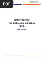 Plan de Trabajo - PDI - Vinculación