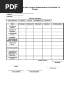 Evalución de Rendimiento Asistente de Cocina