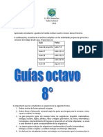 Octavo Guías 16 A 20