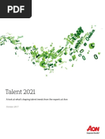 Talent 2021: A Look at What's Shaping Talent Trends From The Experts at Aon