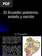 Ecuador Gobierno Estado Nacion