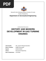 History & Modern Development in Gas Turbine Engines D-EnG-18-0047