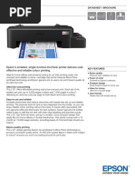 Epson L121: Epson'S Smallest, Single-Function Ecotank Printer Delivers Cost-Effective and Reliable Colour Printing