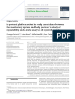 Is Postural Platform Suited To Study Correlations Between The Masticatory System and Body Posture