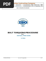 PR-DIV02-BTM-0001 Bolt Torquing Procedure SADARA