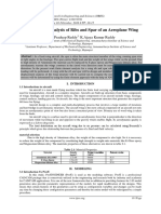 Modeling and Analysis of Ribs and Spar of An Aeroplane Wing: Gadi Pradeep Reddy K.Ajaya Kumar Reddy