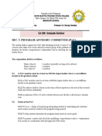 Sec. 5. Program Advisory Committee (Pac) : Ed 299: Graduate Seminar