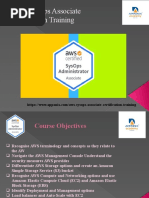 AWS SysOps Associate Certification Training