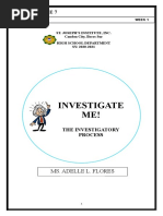 Investigatory Process