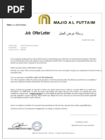 Offer Le Tter: Majidal Futtaim