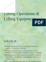 Lifting Operations & Lifting Equipment