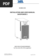 Installation and User Manual Safepower S: 60-80kVA UPS