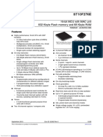 ST10F276E: 16-Bit MCU With MAC Unit 832 Kbyte Flash Memory and 68 Kbyte RAM