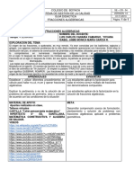 GUÍA - No2 - MATEMATICAS - 8° - FRACCIONES ALGEBRAICAS